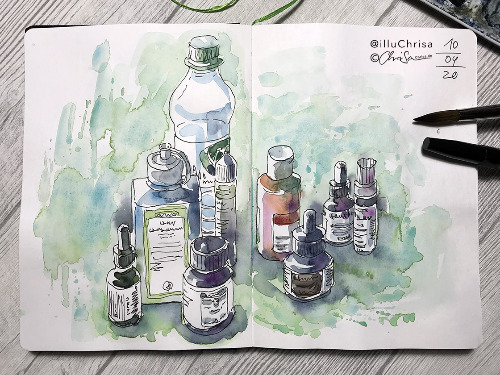 Die Schönheit des Alltäglichen (Sketching) - auf Triviar