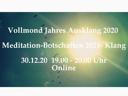 Vollmond Jahres Ausklang 2020 - auf Triviar