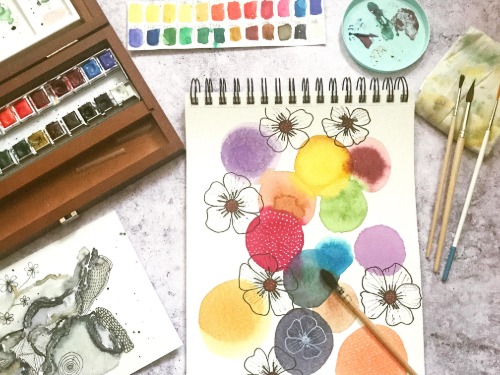 Dein Natural-Hygge "Zeit für mich"-Aquarellkurs - auf Triviar