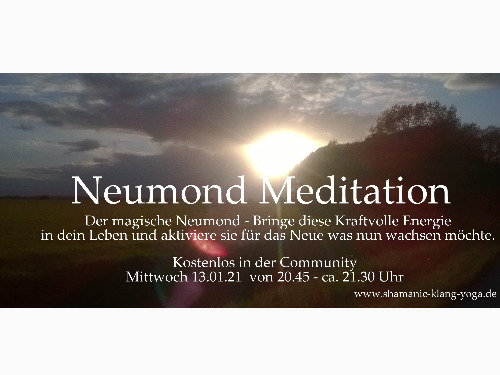Neumond Meditation & Ritual - auf Triviar