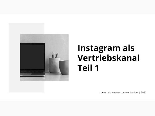 Instagram als Vertriebskanal für Handel und Unternehmer - auf Triviar