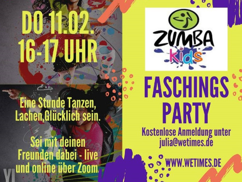 Zumba Kids Kinder-Faschings-Party - auf Triviar