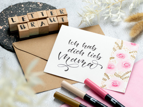 Nie wieder Karten kaufen – Muttertag Special (Handlettering) - auf Triviar