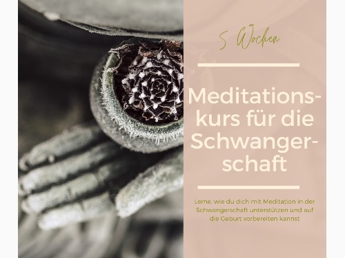Meditationskurs in der Schwangerschaft - auf Triviar