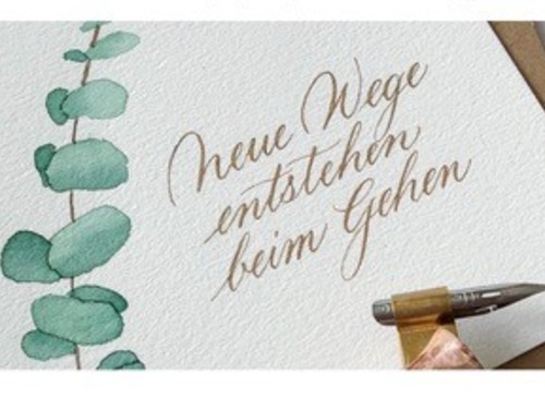 Copperplate klassische Kalligrafie - auf Triviar