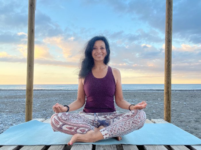 Sitzhaltung - Virasana - Triviar