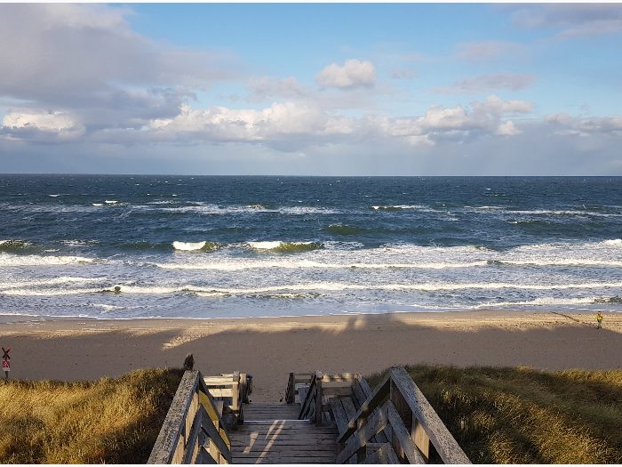 Treppe zu unserm Strand - Triviar