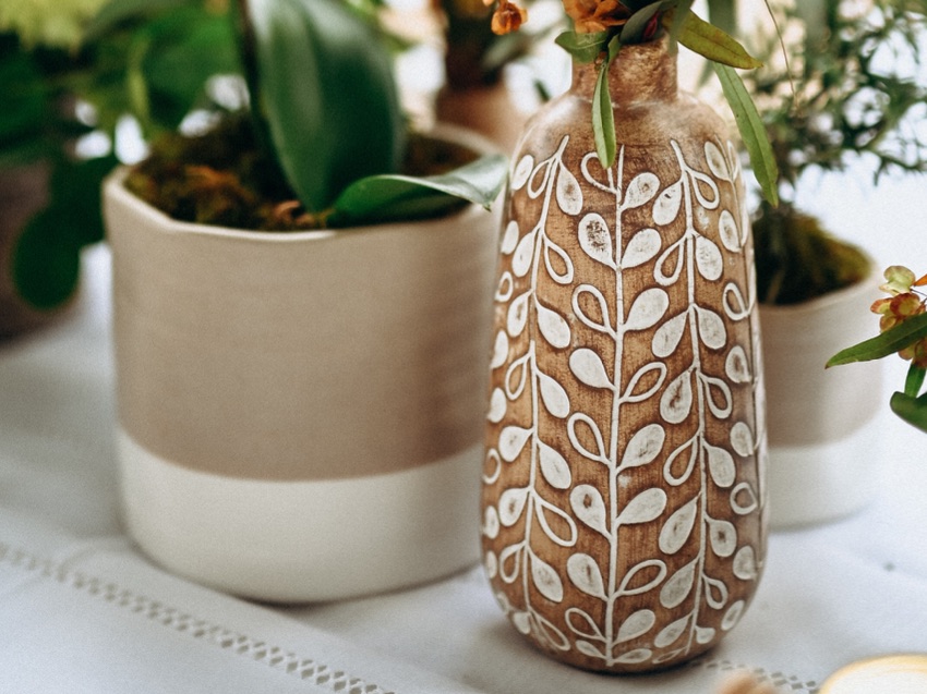 Luxus Keramik Vase Bemalen Ebenbild