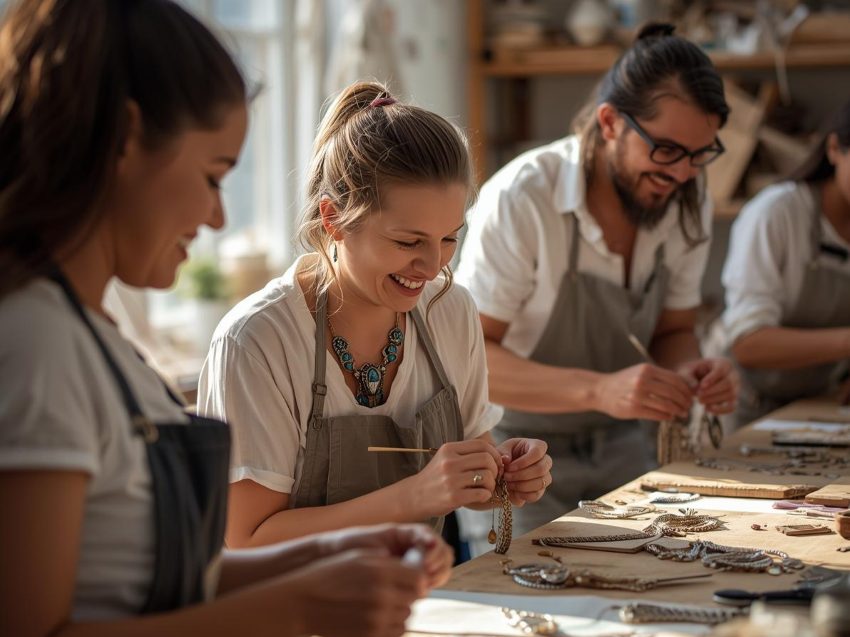 Schmuck Workshop bei Regensburg - Armbänder, Ohrringe & Ketten